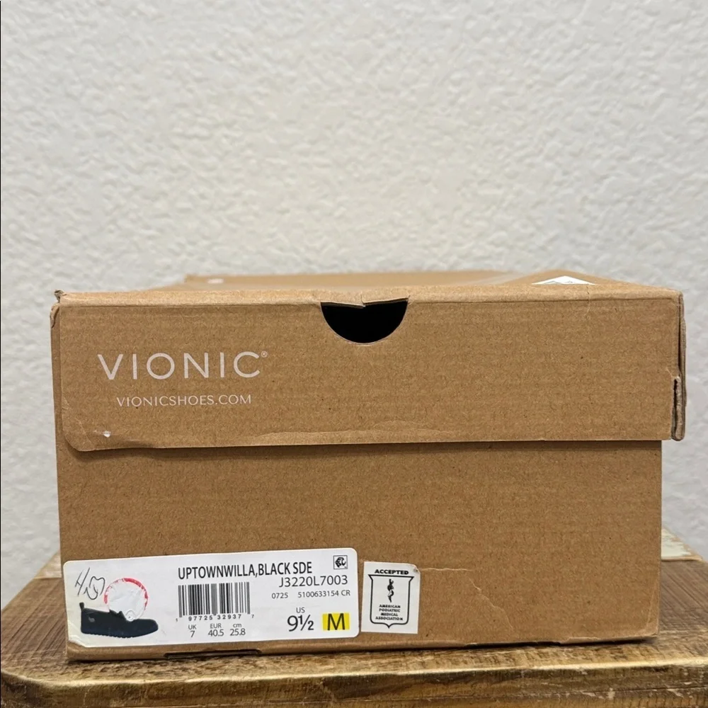 Vionic Uptown Willa Black Suede Loafers Size 9.5 NEW - Picture 8 of 8